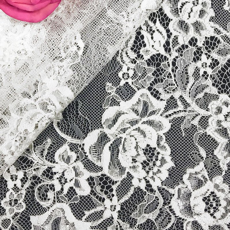 Lace Fabric Nylon Thread Dress Nylon for Women's Wear Wholesale Suppli 5